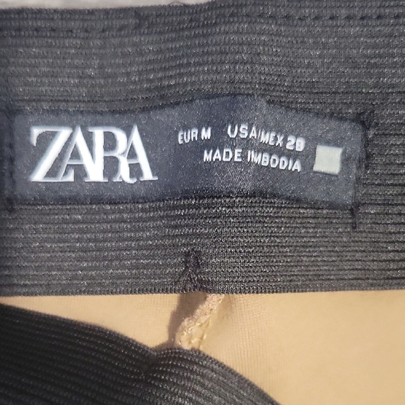 Elegant Tan High-Waisted Pants - Picture 3 of 4